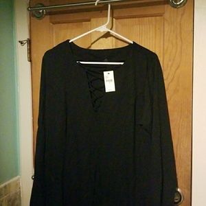 Lane Bryant Black Sheath dress plus size